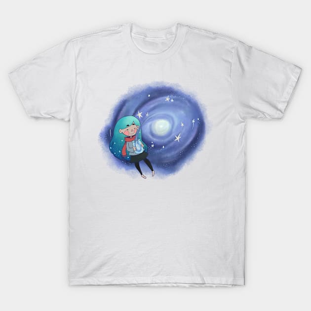 Galaxy in a Jar T-Shirt by nikkicischke